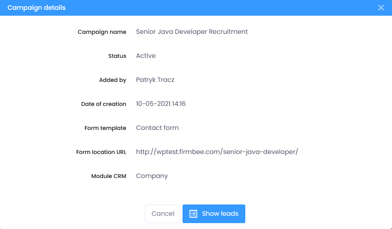 Firmbee Lead Forms for WordPress 16