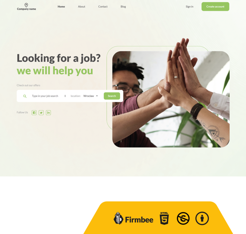 template_2_freebees_1_HTML Green Job Portal Website Template