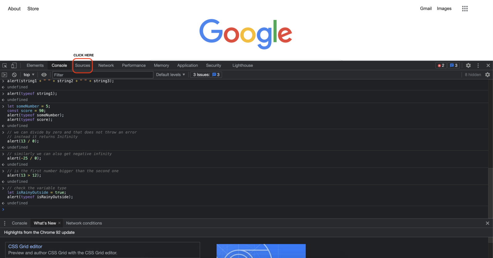 Upgrading snippets and control structures in JavaScript
