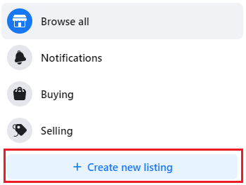 2. create a listing on the Marketplace