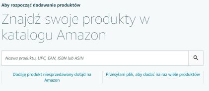 Jak dodawać produkty na Amazon