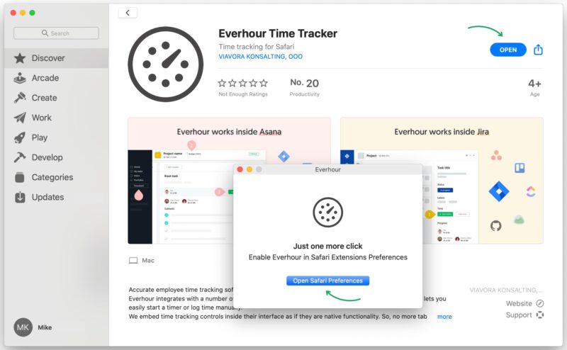 Productivity Apps for Mac - Everhour
