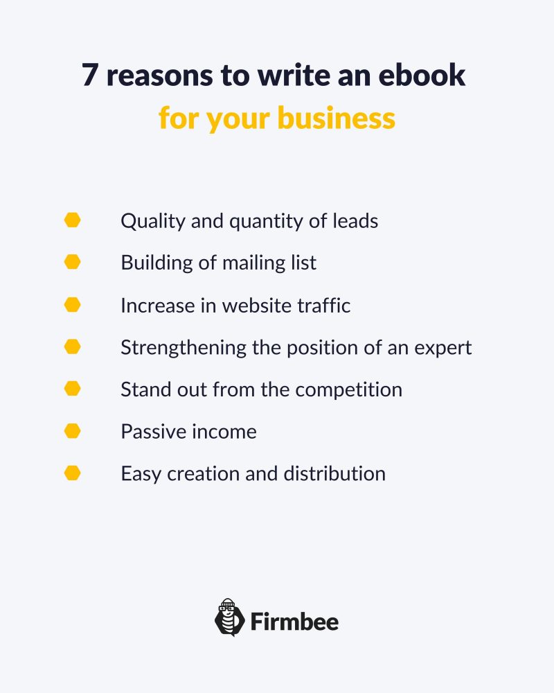 7 reasons to write an ebook for your business