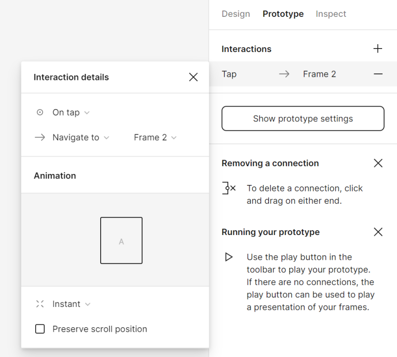 prototyping in figma