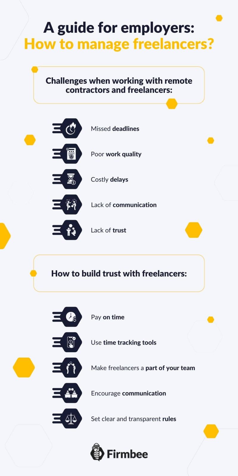 How to manage freelancers