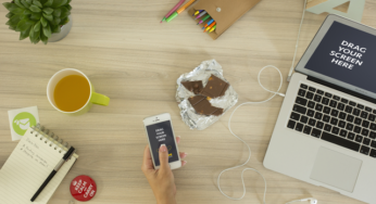 Apple devices MacBook Air & iPhone 6