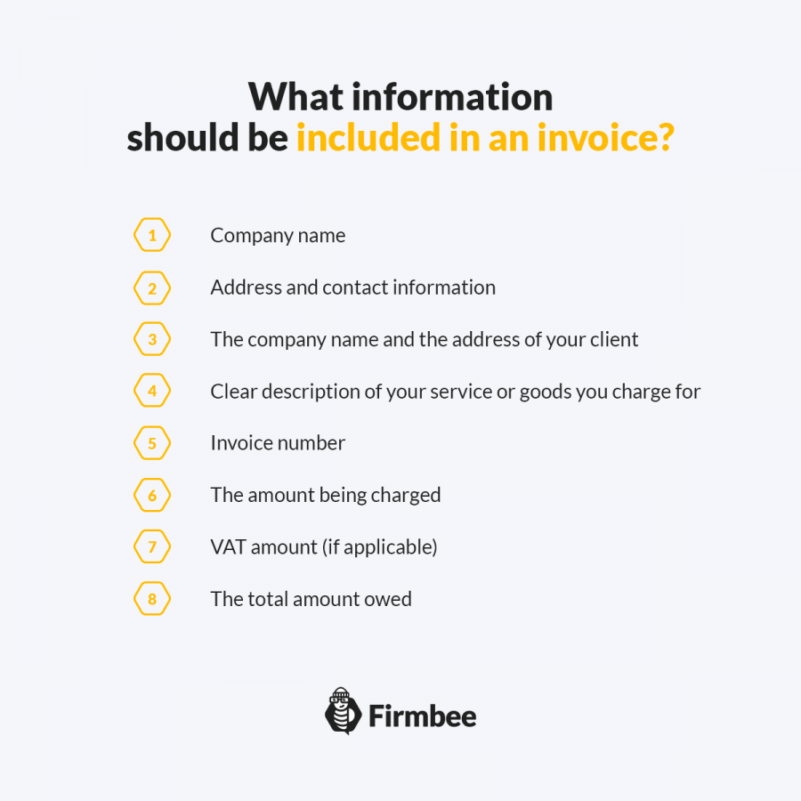 Is an invoice a legal document? What can you include on it? | Firmbee