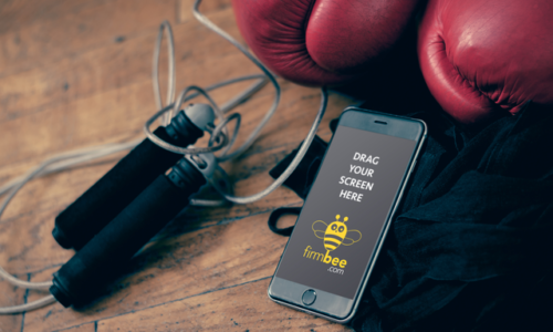 Boxing equipment and iPhone6+ Boxing equipment and iPhone6 1