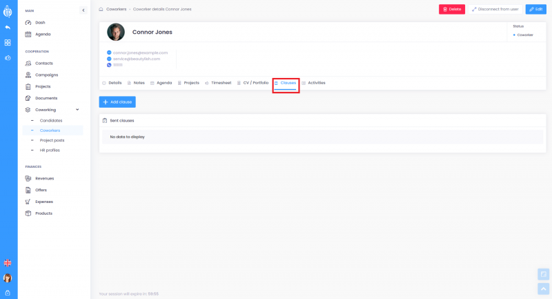 Clause modules Clause in module