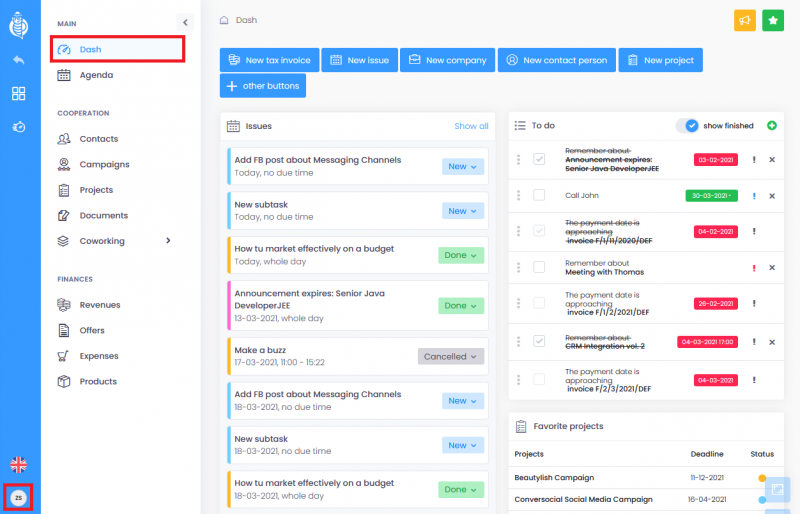 Clause templates - configuration Configuration preferences clauses