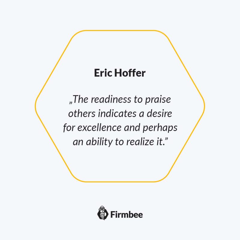How to provide constructive feedback - Eric Hoffer