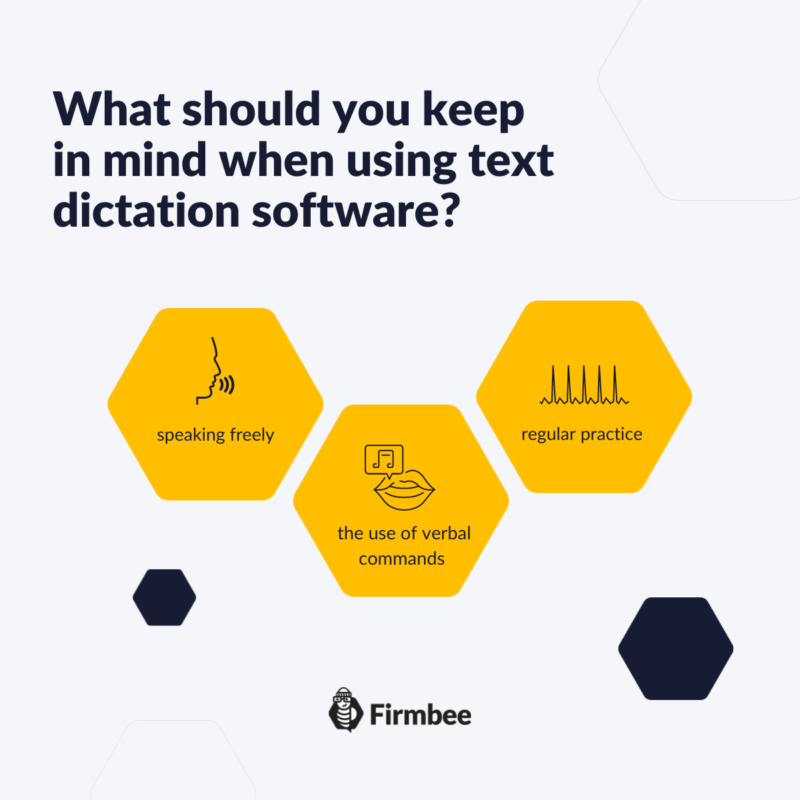 Free Dictation Software Infographic
