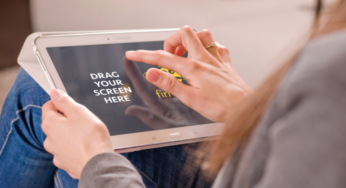 Drag your screen on Samsung Galaxy Tab