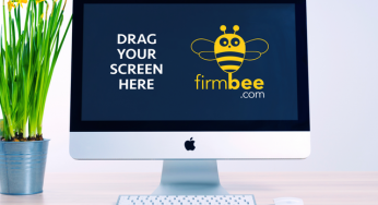 Elegant PSD iMac & workplace