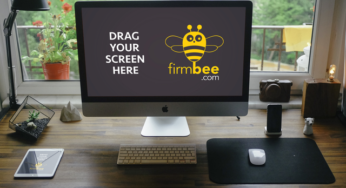 Freelance workspace with Apple devices