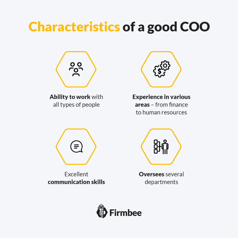 how to become a coo - characteristics of a good coo