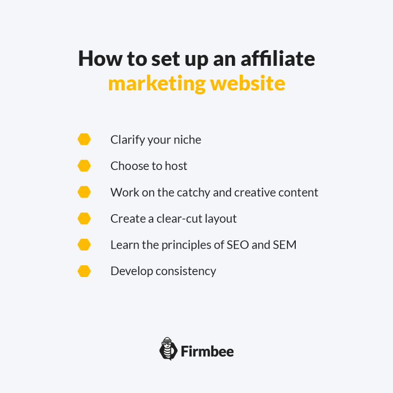 How to set up an affiliate marketing website
