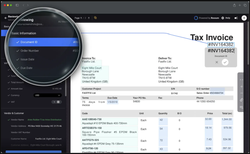 automated document processing