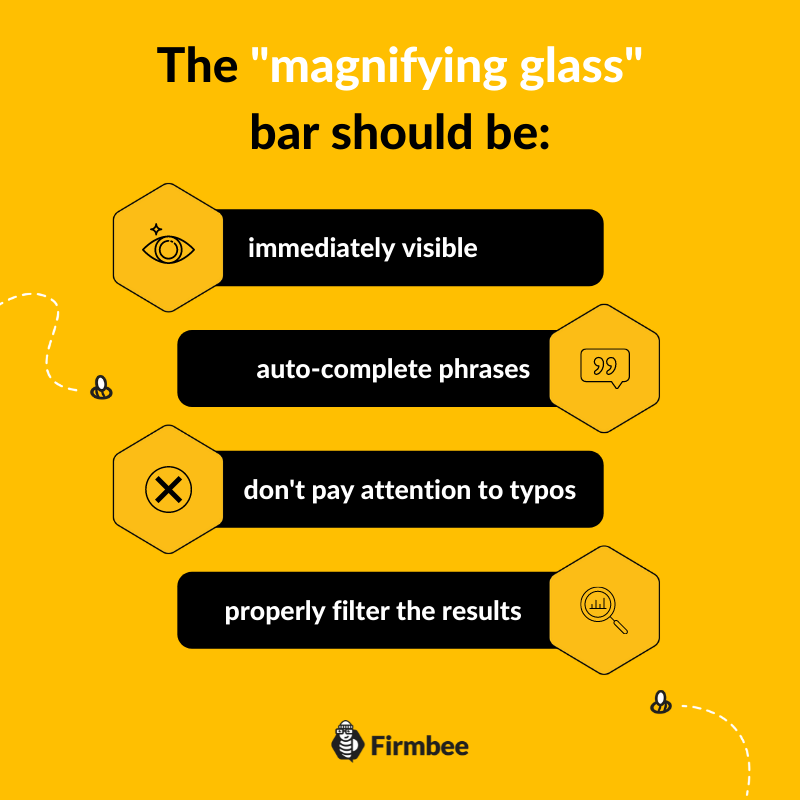 magnifying glass infographic