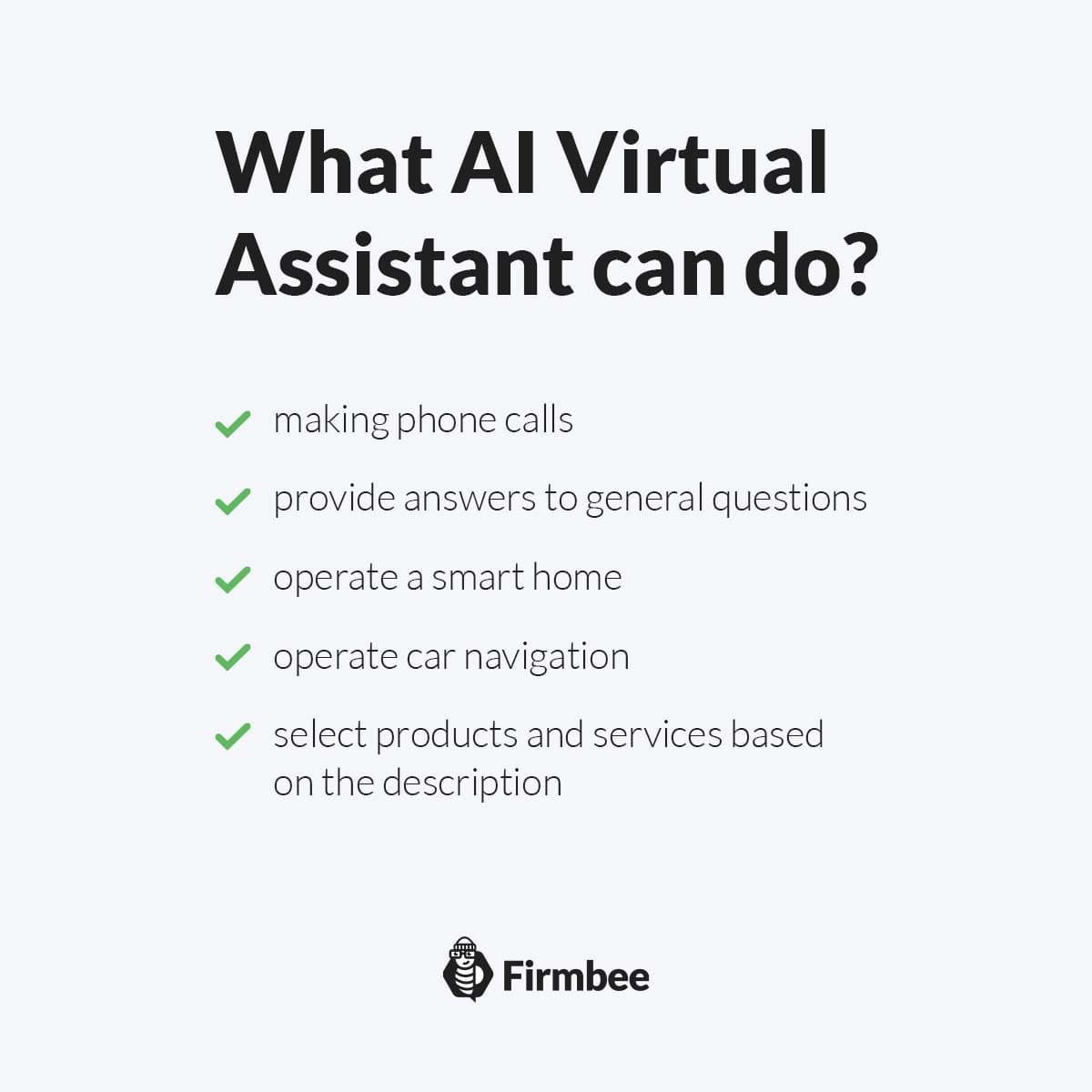 Virtual assistant or how to talk to AI