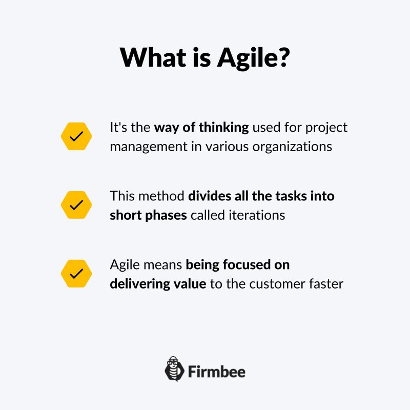 What is Agile and its 4 values?