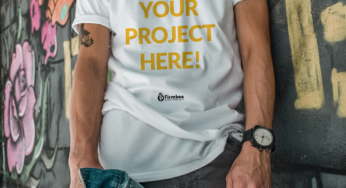 Man in t-shirt mockup