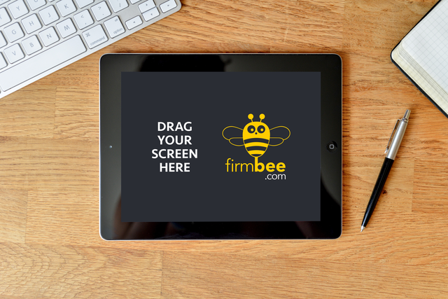 Download Apple Ipad Firmbee Free Mockups Free Team Collaboration App With Invoicing Remote Work Tools