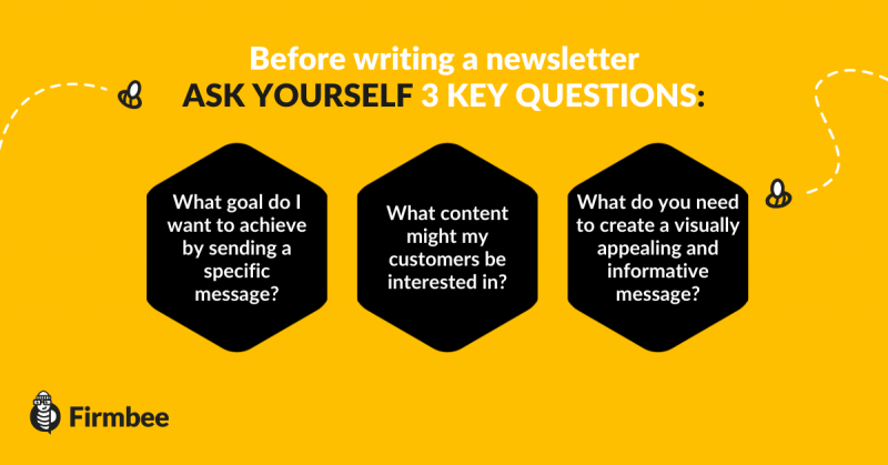 writing a newsletter infographic