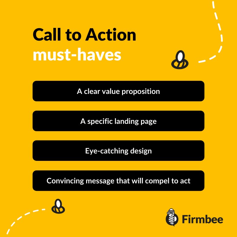 all to action must haves infographic