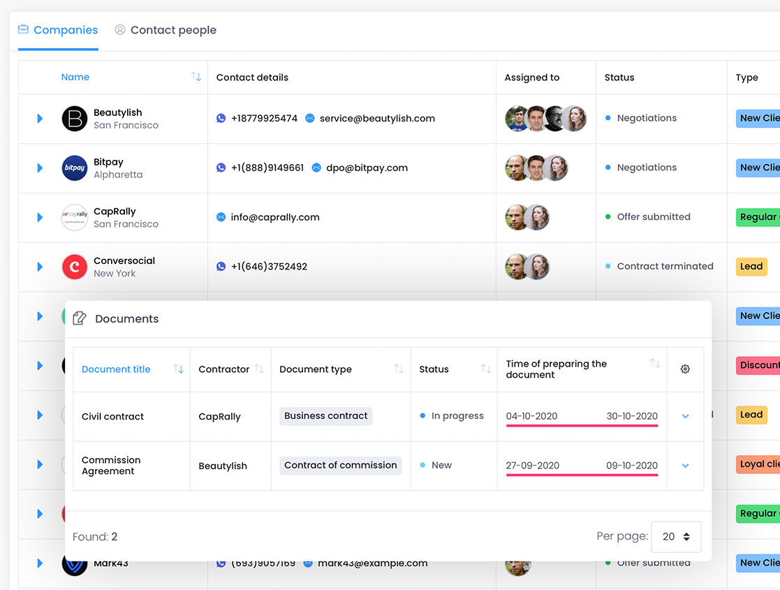 CRM crm screen03 - CRM