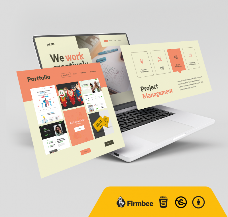 Portfolio Website Html Template – Free Bootstrap HTML Template | Firmbee