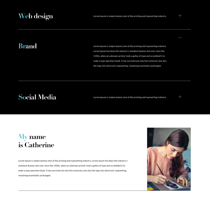 Graphic designer portfolio website template HTML – Free Bootstrap HTML  Template