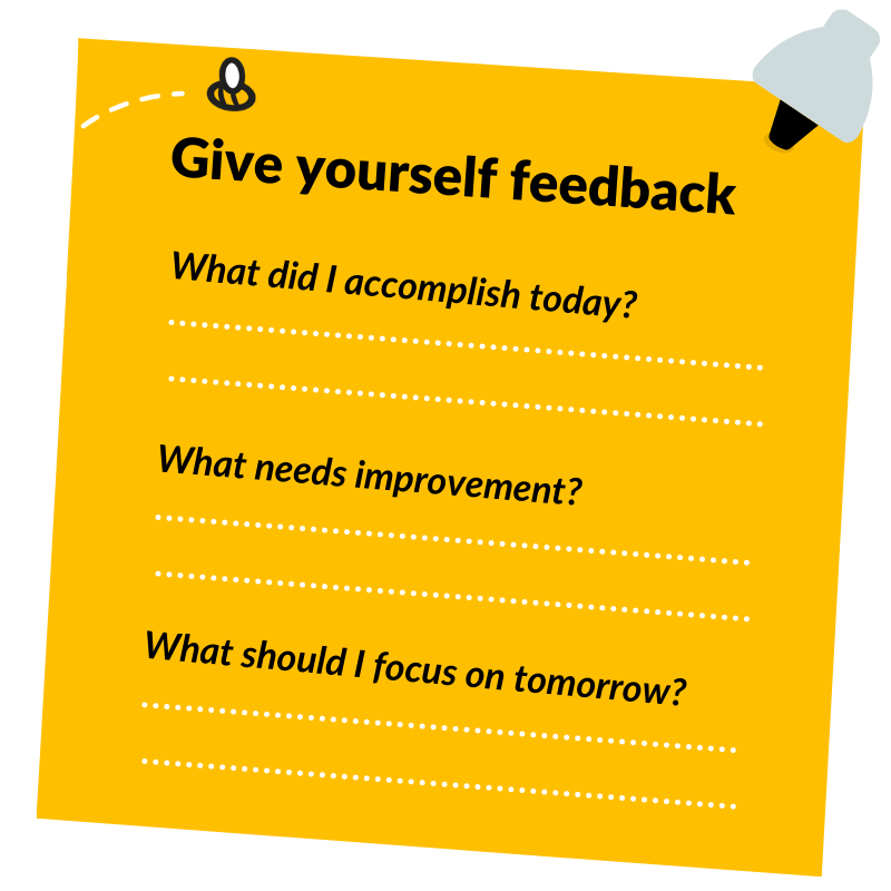 feedback for better motivation infographic