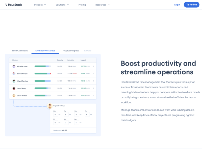 hourstack time blocking 