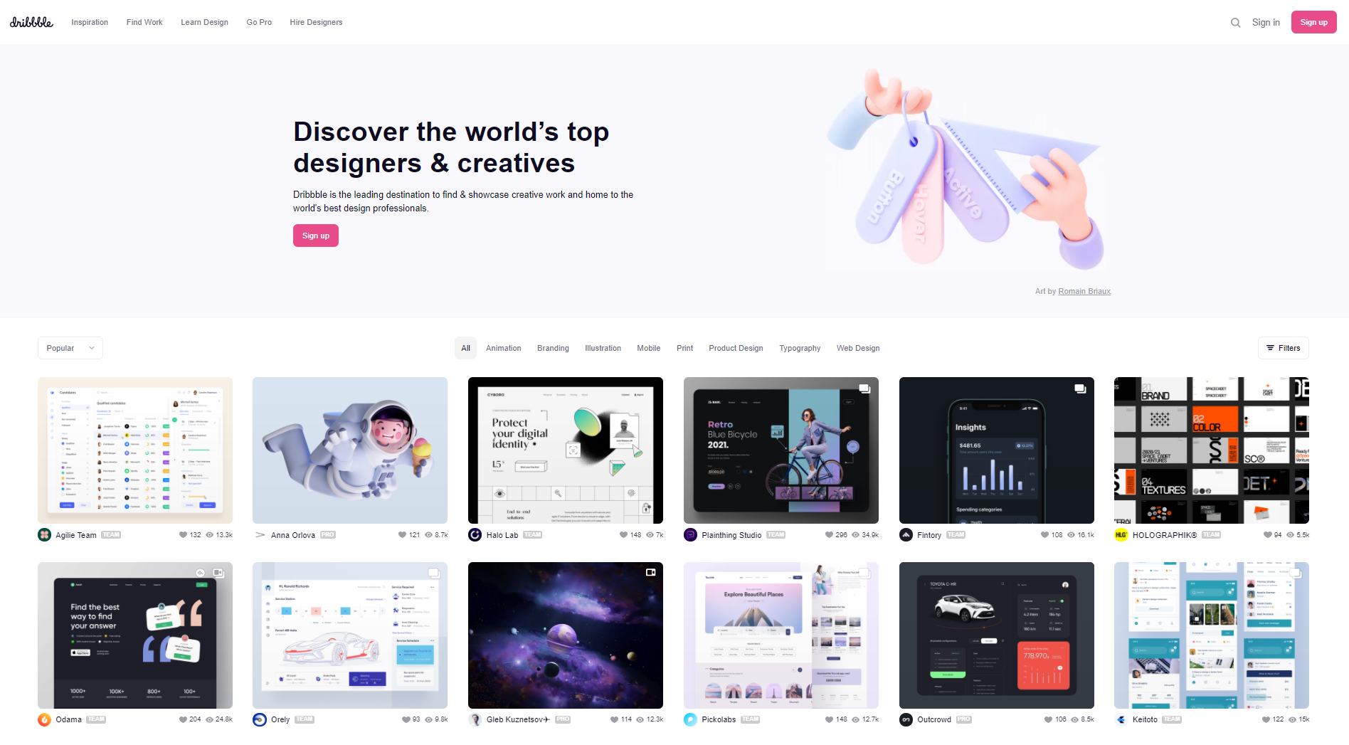DRIBBBLE how to get invite and promote your designs | Blog Firmbee Free ...