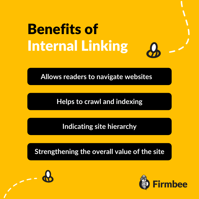 internal linking infographic