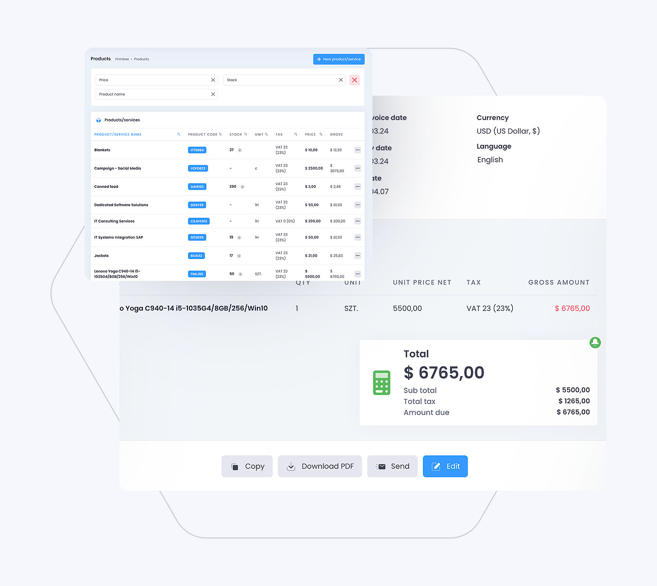 Invoice krok 2