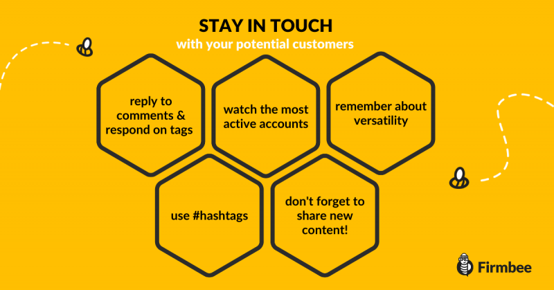 stay in touch infographic