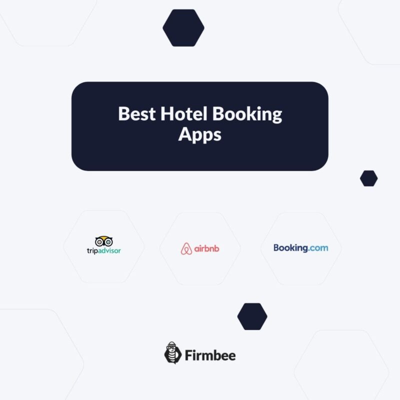 hotel booking apps infographic