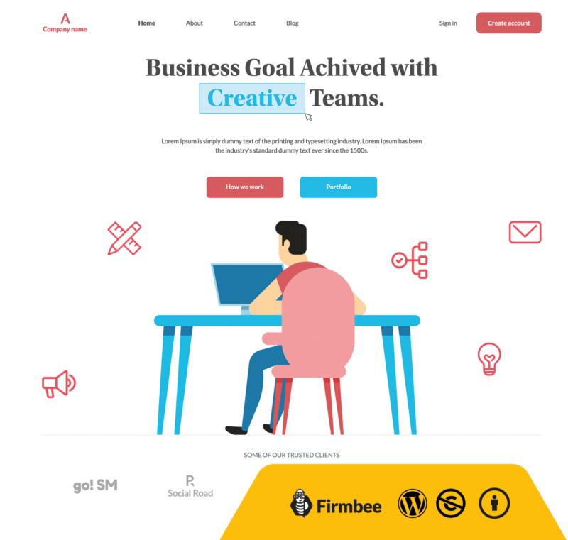 template_3_freebees_1_WP Blue and Red Business WordPress Theme