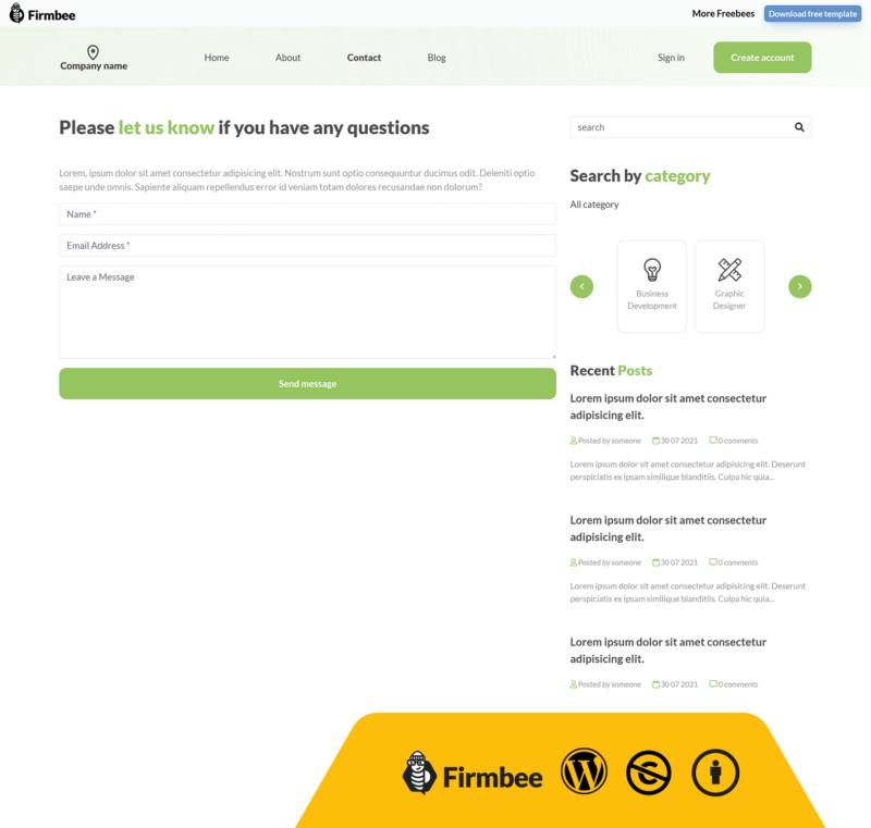template_2_freebees_4_WP Green Job Board WordPress Theme
