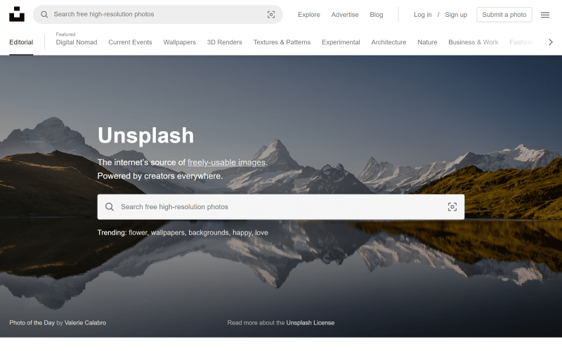 Unsplash ebook creation software